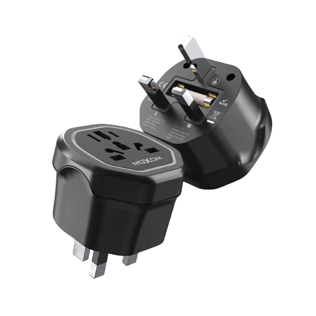 Moxom MX-HC171 Universal Travel Adapter For UK - Saif Al Najmi Kw